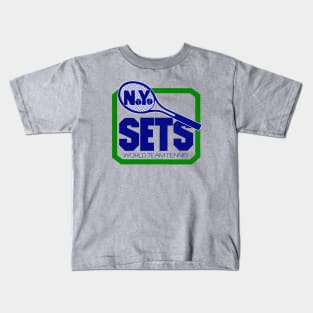 Defunct New York Sets Team Tennis 1974 Kids T-Shirt